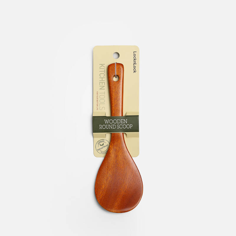 Muôi xới cơm 22.5cm bằng gỗ LocknLock F00086, , large image number null